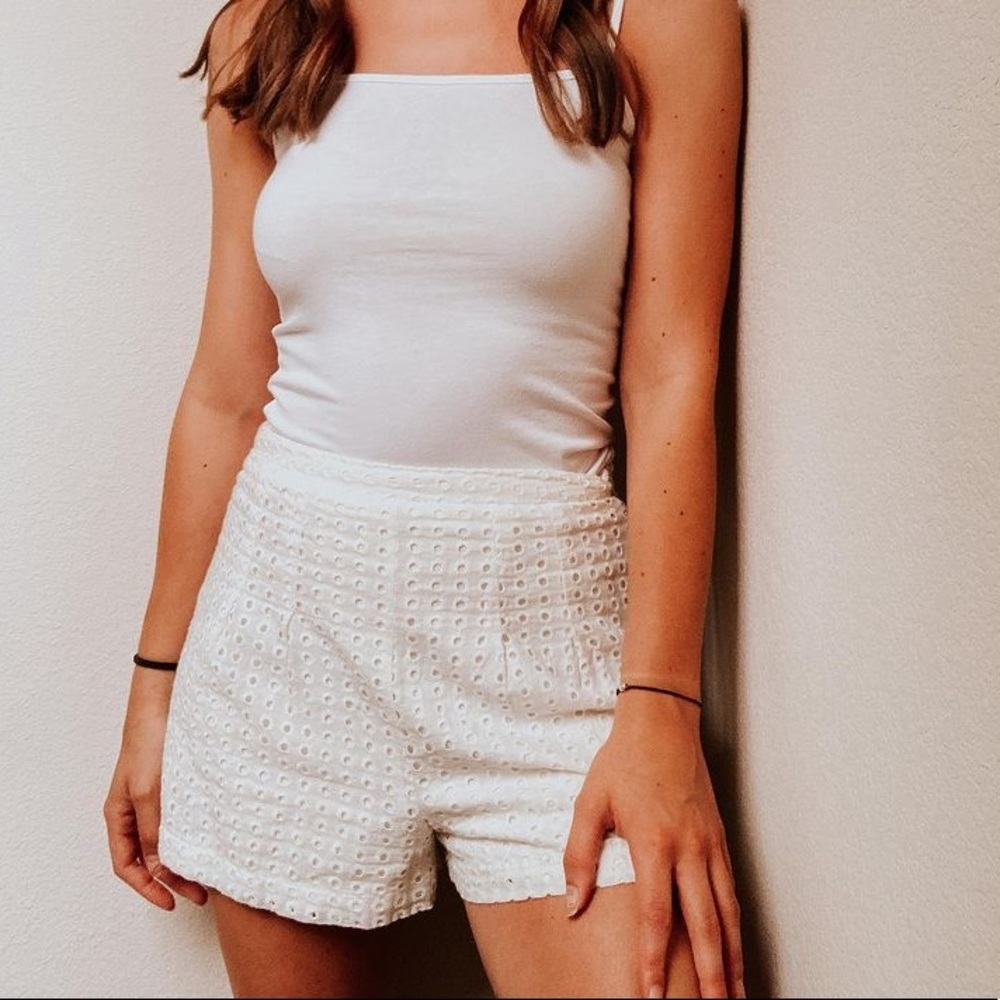 Eyelet Shorts